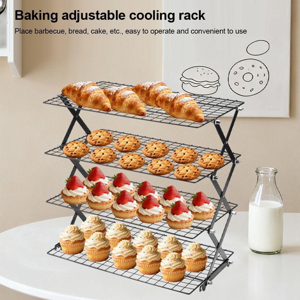 Black Silver Cooling Rack Wire Grid Grid Holder High Quality Baking Cooling Tray Baking