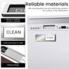 2 Pcs Dishwasher Magnet Clean Dirty Sign Acrylic Magnet Clean Dirty Signboard Dishwasher Label Notice for Home Hotel and Kitchen