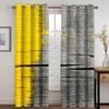 Cheap Modern Personality Curve Double Color Printing Curtain Living Room Bedroom Home Decoration Adult Decorative