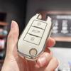 Schlüsselanhängerhülle für Peugeot 208 308 408 508 2008 3008 4008 5008 für Citroen C3 C4 CACTUS C6 C8 Auto Schlüsselhülle Abdeckung Zubehör
