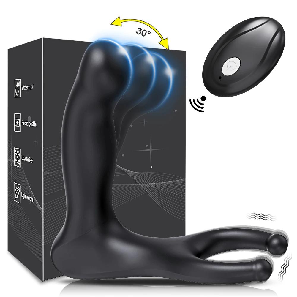 APP Ovládanie Pánsky Viggle Masážny prístroj prostaty Análny Vibrátor pre Mužov Gay Swing Análna Zátka Stimulátor Perinea Sexuálna Hračka pre Mužov