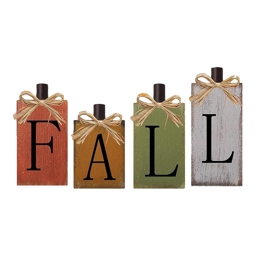 Fall Home Decor Thanksgiving Signs, Wooden Dining Table Signs, Vintage  Block Signs  Fall Fall Home Decours