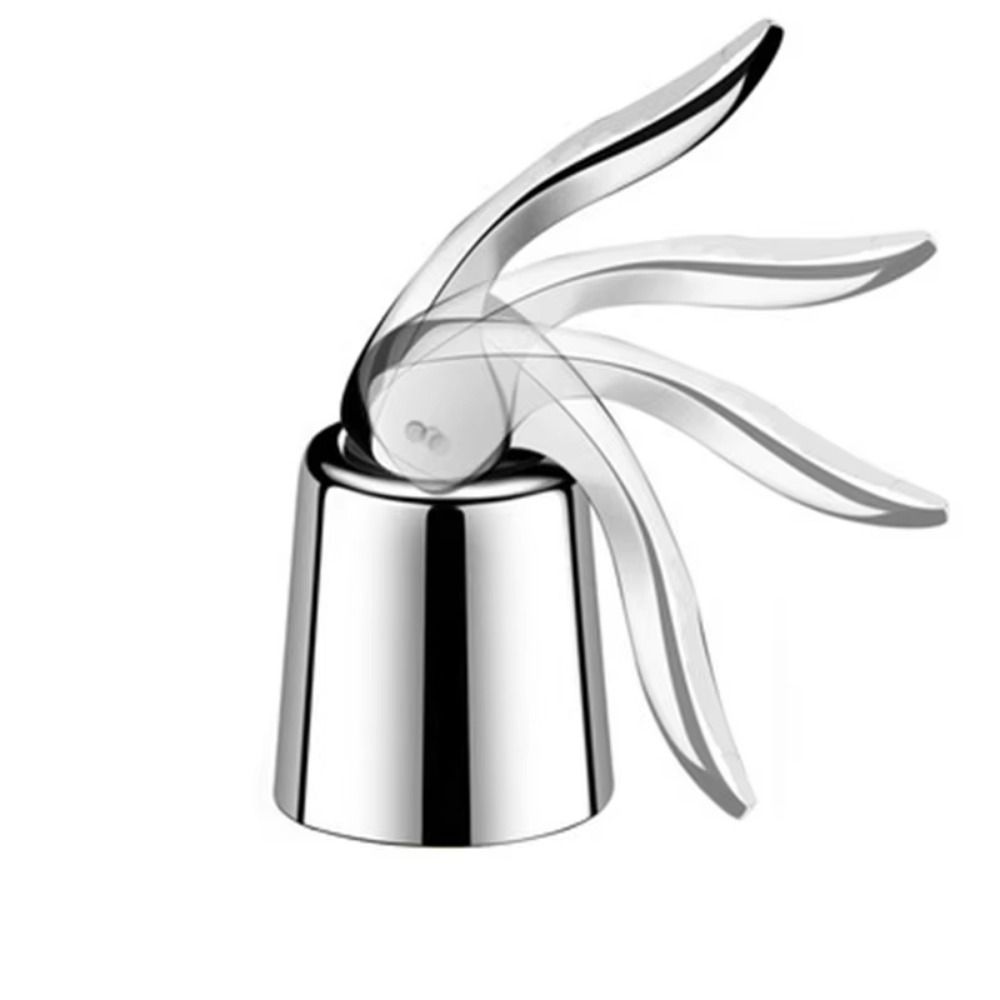 2pcs Portable Wine Saver Bottle Stopper Press Handle Wine Toppers Stopper  Keeping Fresh