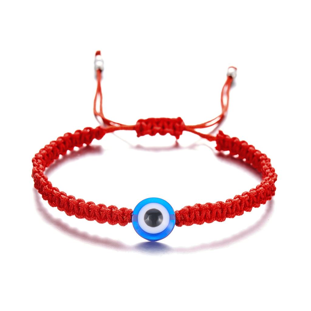 Lucky Red String Turkish Evil Blue Eyes Bracelets For Women Men Hand-woven Good Luck Amulet Demon Eye Bangles Friendship Jewelry