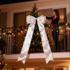 Bows For Christmas Tree Large Party Ornament Big Bow For Christmas Tree For Birthday Wedding Outdoor Photo Backdrop Farmhouse
