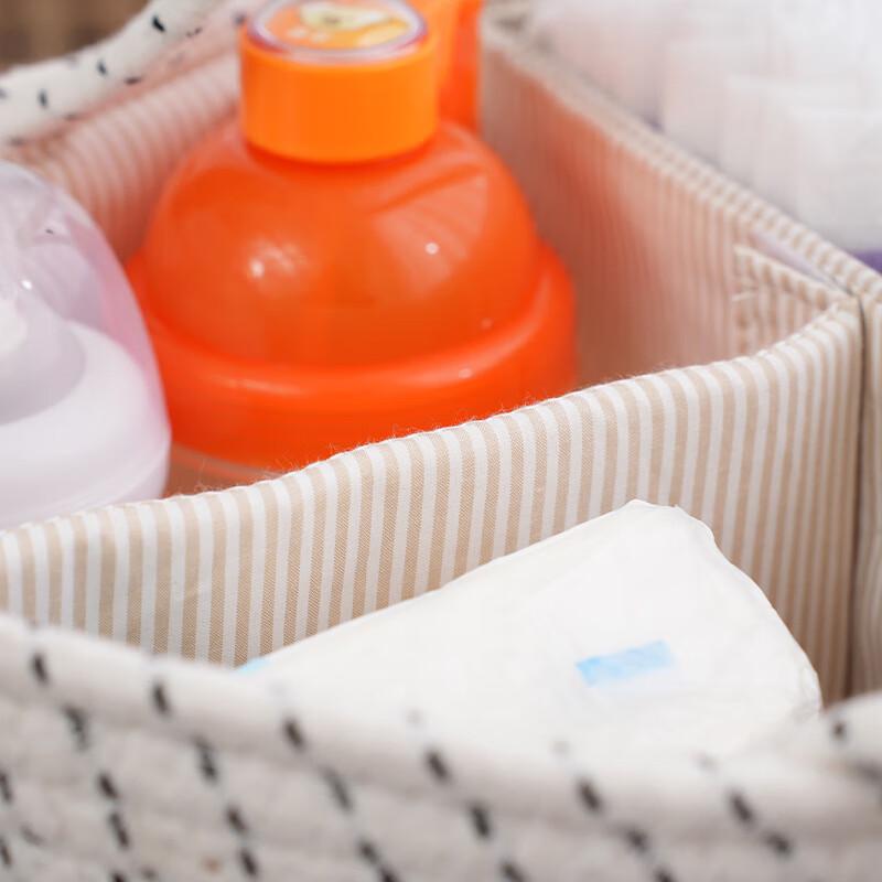 Miflame Woven Cotton Rope Storage Basket