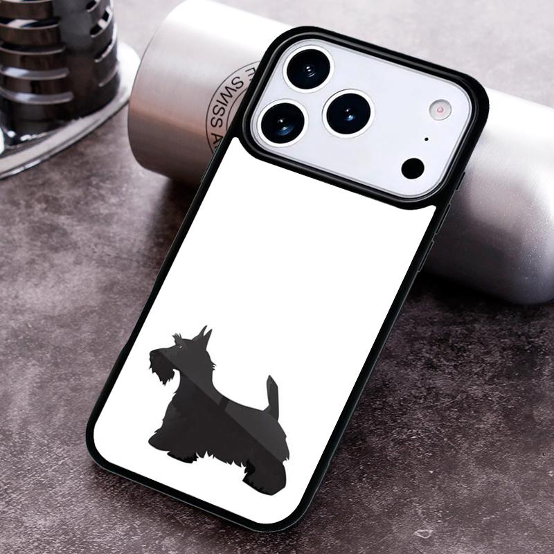 Westie Scottie Scottish Terrier Phone Case For iPhone 17,16e,15,14,13,12,11,Mini,Pro,MAX soft Silicone Cover