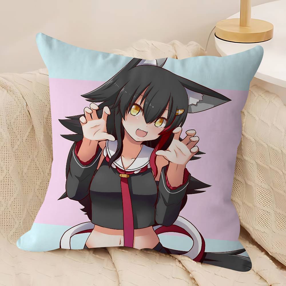 

O-Ookami M-Mio Pillow Case Removable Washable Cushion Cover – All-Season Soft Linen 12x12Inch