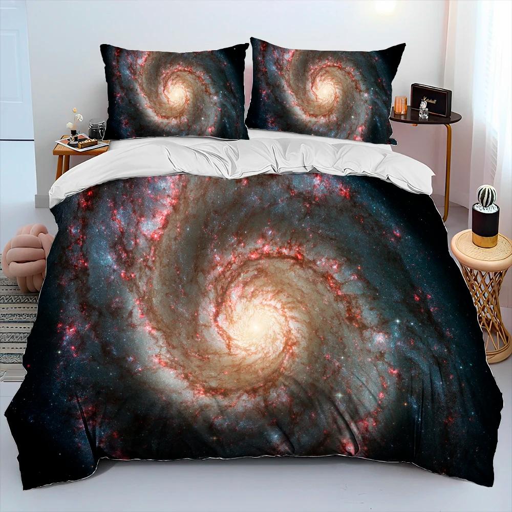 Digital Printing Three-Piece Universe Printing Bedding Home Textile Bedding