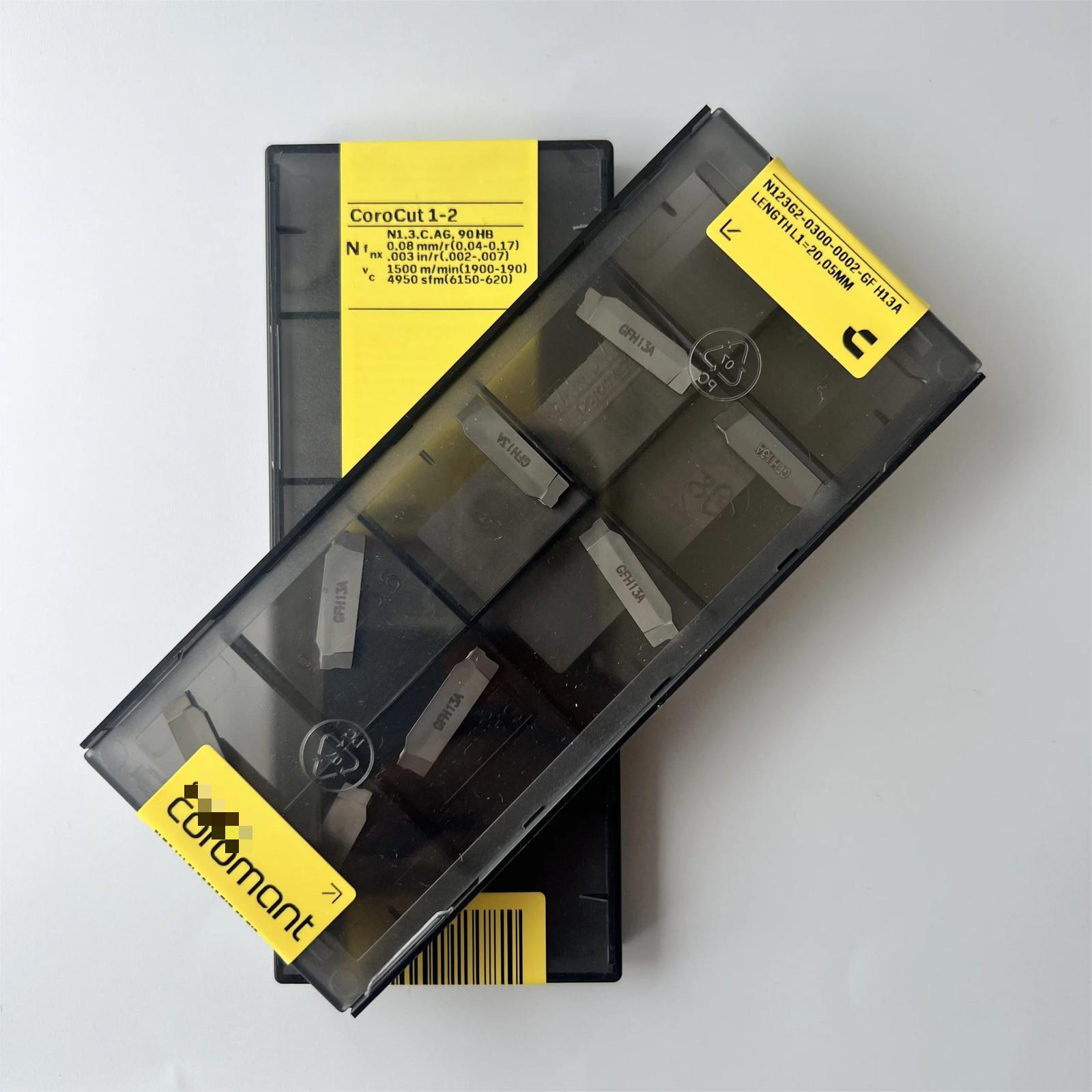 

N123G2-0300-0002-GF H13A / Industrial indexable Carbide Inserts 10 Pcs