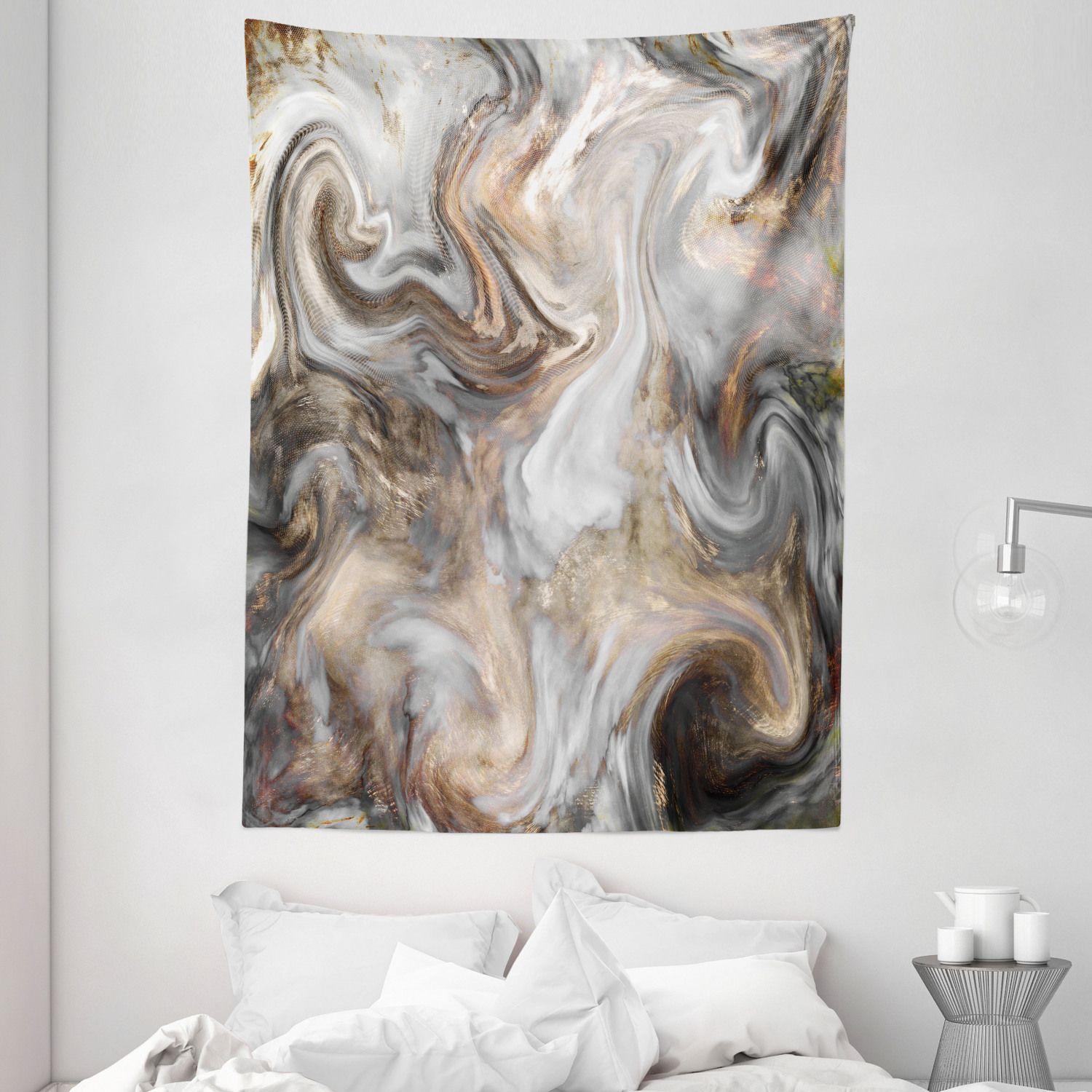 Tapestry marble retro brush 75x100 чёрный