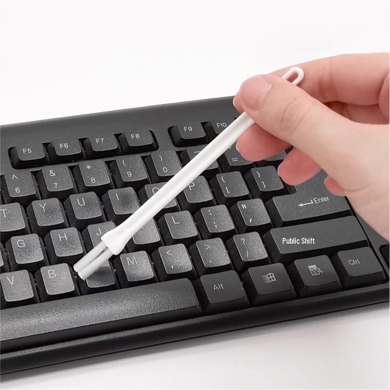 Multifunctional Soft Bristle Cleaning Brush for Coffee Machines, Grinders, Crevices, and Keyboards