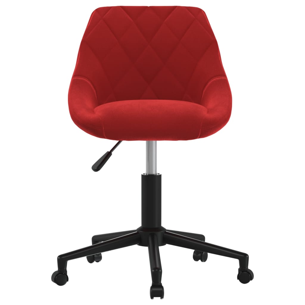 Dining Room Chair Swivel Burgundy Velvet