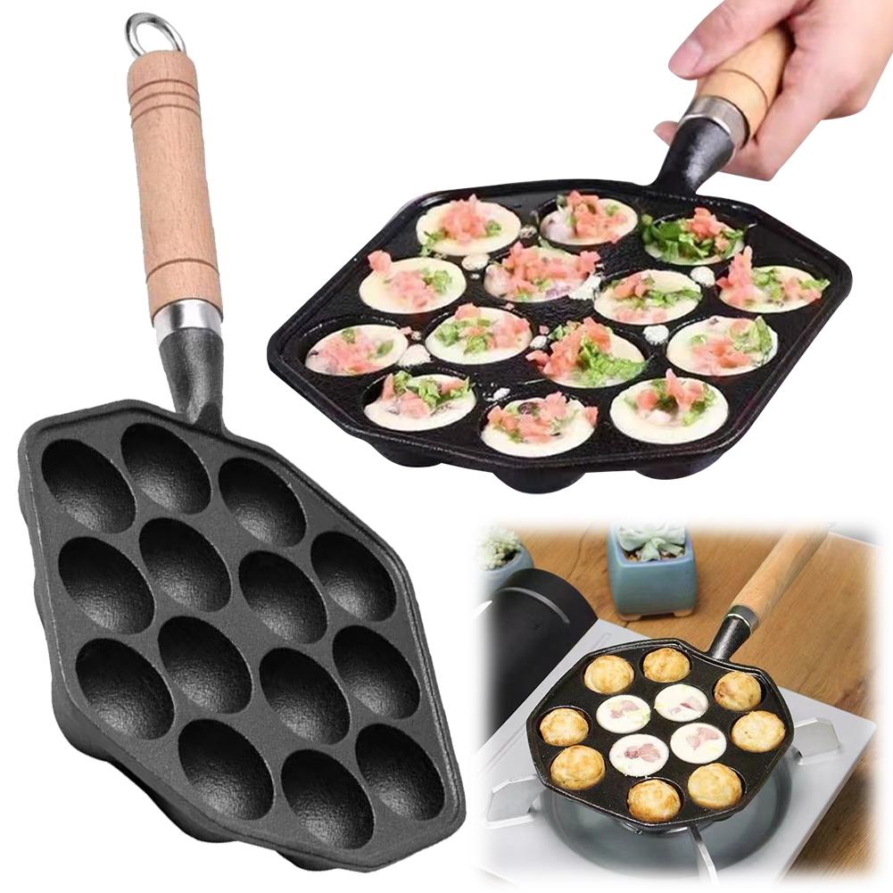 14 Holes Octopus Ball Maker Non Stick Takoyaki Maker Home Cooking Baking Forms Mold Tray Octopus Ball Baking Tray Kitchen Tools