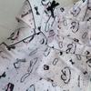 Goodnight Sleepy Cat: Women's Autumn/Winter Ice Silk Pajamas - Cartoon Kitten Print, Long Sleeve & Pants Set