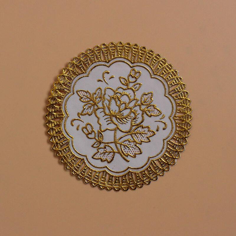 

ZISIZ European Bronzing PVC Table Placemat