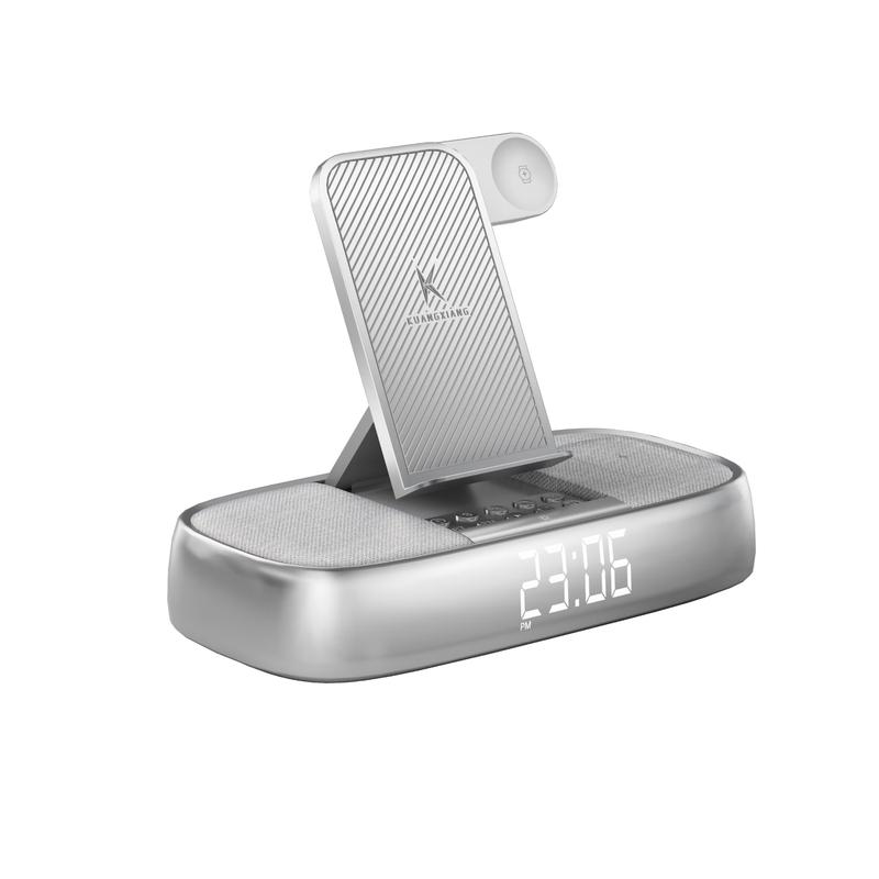 

Multifunction Bluetooth Speaker with Wireless Charger & Night Light (CN version)