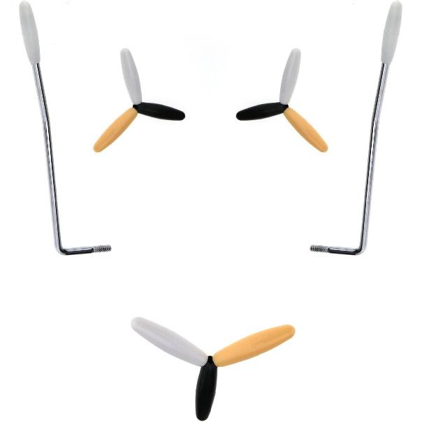 0.2 Inch Thread Tremolo Arm Whammy Bar for MIM Strat Stratocaster Electric Guitar Chrome