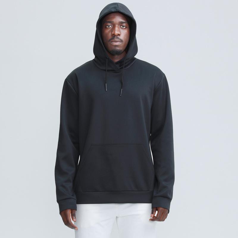 Men's Quick-Dry Hooded Sports Hoodie - Autumn/Winter, Long-Sleeve, Loose Fit, Plus Size