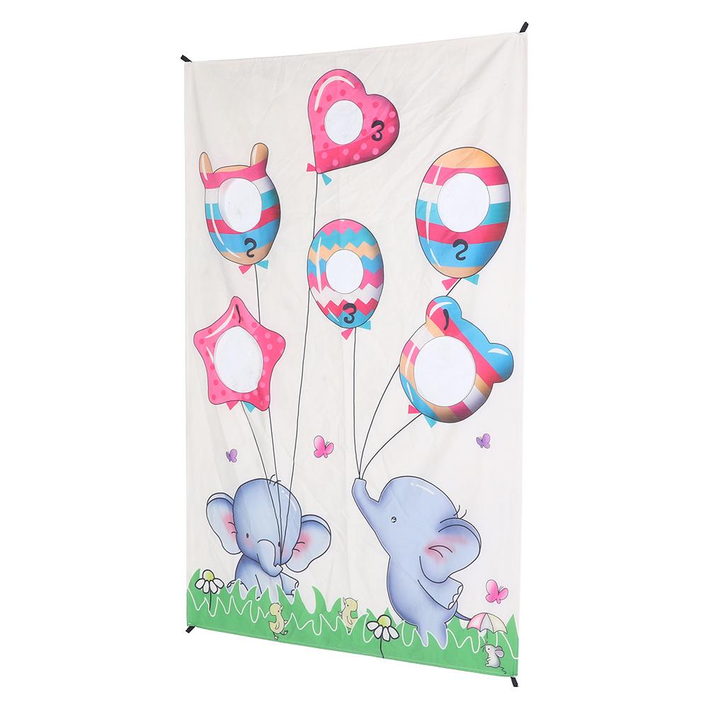 

Indoor Throwing Game Set Children Sandbag Door Curtain for Children Family Adult Party Game