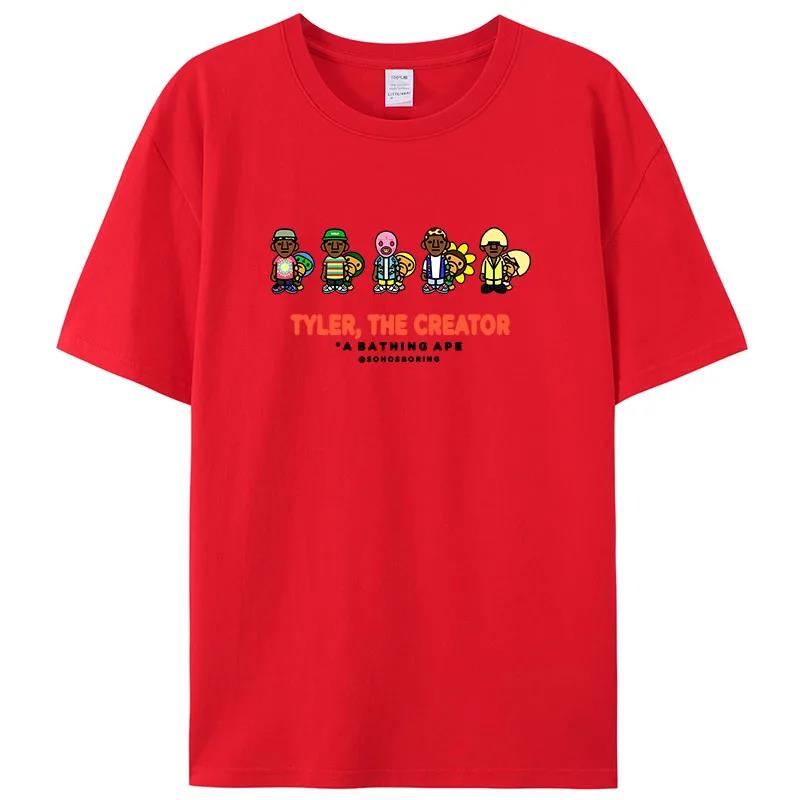 2025T-shirt Womens Fashion Short Sleeve Tops Men's Printed T-Shirt Hip Hop Rapper Vintage T-shirt 100% Cotton