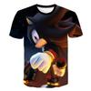New Summer Cartoon 3D Print T-Shirt Quick Drying Short Sleeve Fashionable Boys' Girls' Tops