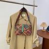 Niche handwoven bag femininity versatile color woven shoulder messenger bag premium pillow bag