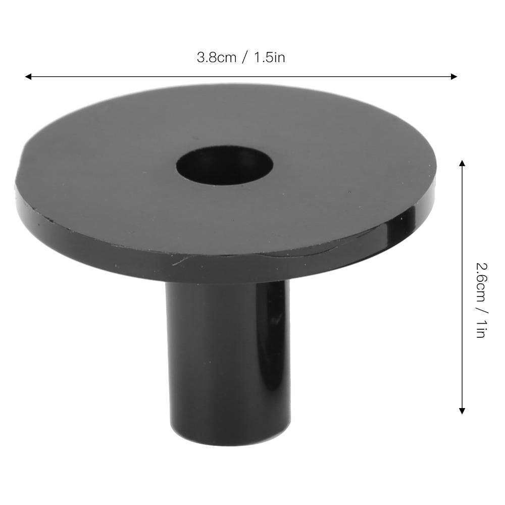 10PCS Black Drum Cymbal Sleeves Plastic Drum Accessories  For Drum Stands