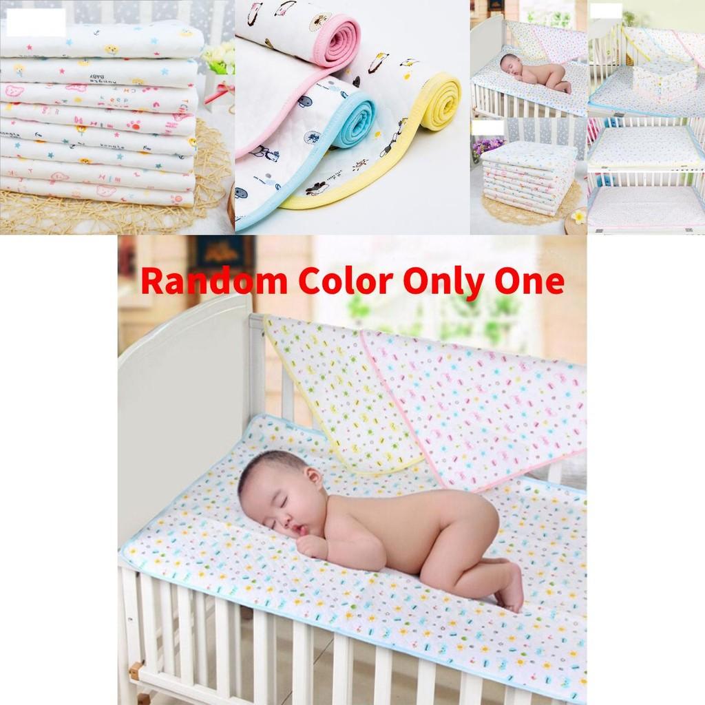 Kinder-Unterlage mit Baumwoll-Saugfähigkeit, Bettschutz für Baby- und Kleinkindbetten, Sicherheit