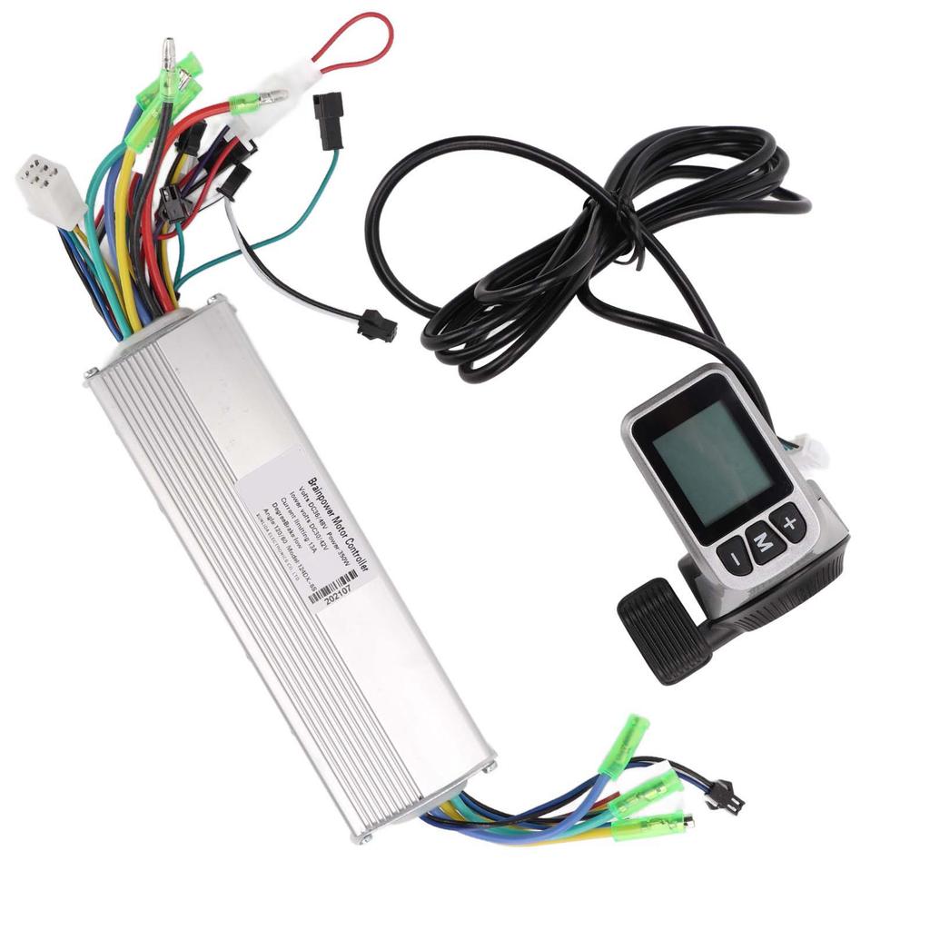 Electric Scooter Control with 124DX LCD Display Panel with Switch 36 48V 350W Motor for Electric Bike Scooter