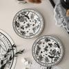 Vintage Elegant Ceramic Coffee Cup and Saucer Set Chic Bird Flower Exquisite Water Cup Home Afternoon Tea Dessert Tray Gift Box