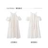 Girls Mesh Princess Dress Stylish Puff Sleeve Solid Color Kids