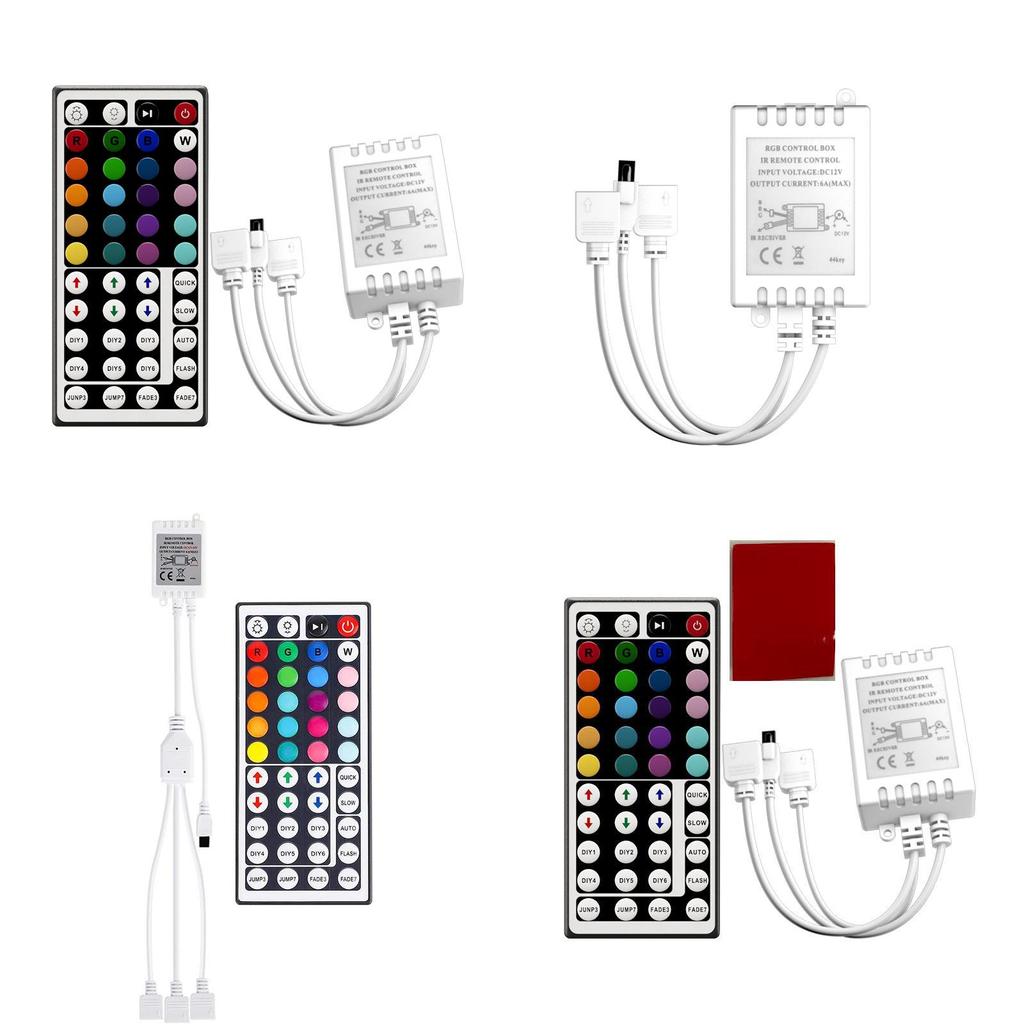 Rgb Led Light Strip Controller With Ir Remote For Home Decor And Dimming