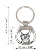 Bombay Cat - keychain with a cat, keychain with a print, personalized pendant from the Art-Dog brand