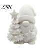 Festival Gift for Friends 3D Printed Christmas Gnome Figurine, DIY Paintable Mini Hugging Small Figurines Desktop Star & Tree, Winter Holiday