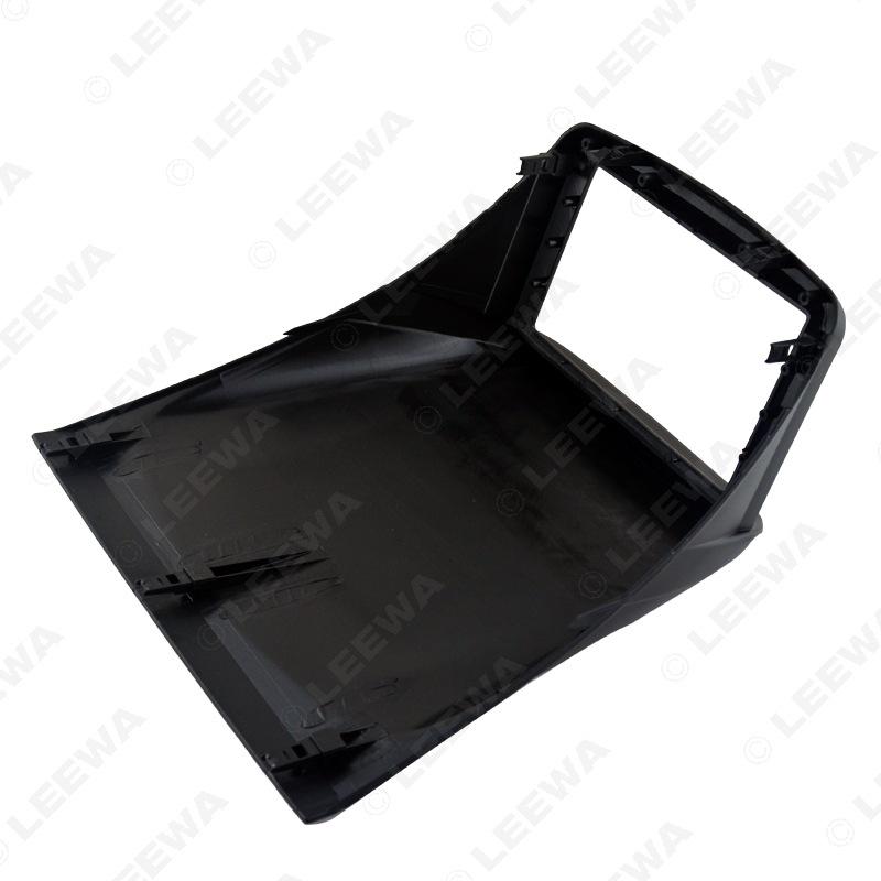 Mitsubishi Pajero Audio Mod Frame: 2DIN Fascia Panel with Toyota Storage Box.