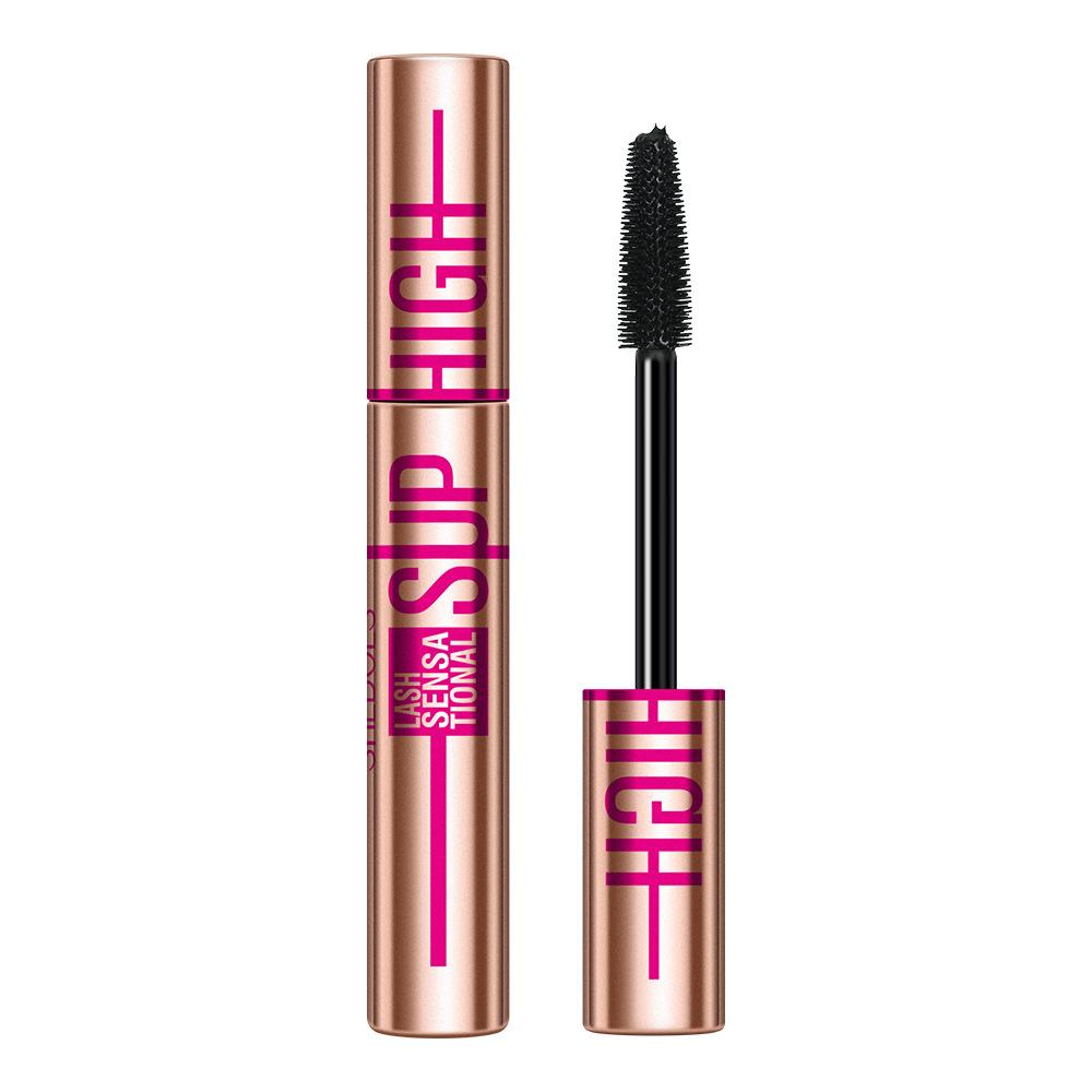 Silk Fiber Matte Mascara Makeup Ultra-Fine Brush Lengthens Eyelashes Waterproof Fast Dry Black Curling Mascara Comestic