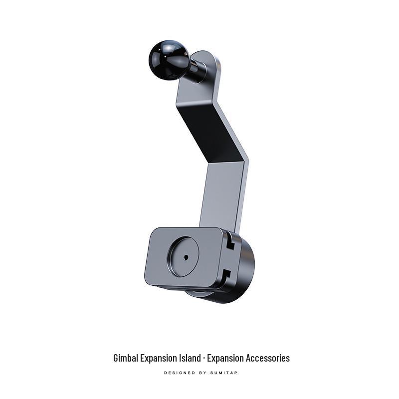 

Gimbal Card Phone Holder with 17mm Universal Ball Head and Extension Arm for Car Cup Holders.