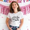 Team Bride Bridesmaid Bachelorette Party Tshirts Vintage Letter Print Bride Womens Tshirts Short Sleeve Fashion Casual Tops