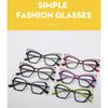 Women's Glasses, Fashionable Large-frame Metal Cat Eye Hollow Glasses.