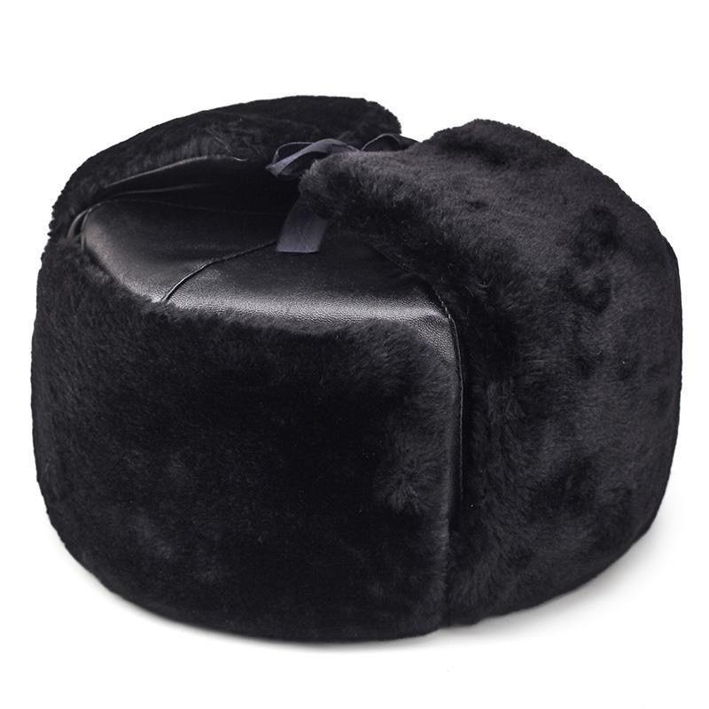 Thickened Cotton Ushanka Plush Warmth Hat Adjustable Ear Flaps Gift Fashion