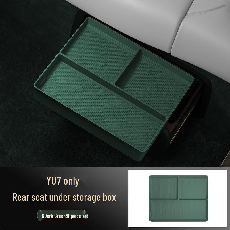 

Rear Seat Under Storage Box Organizer for 25 YU7 Models - Car Interior Accessory 308.8*248.3*43.6 mm