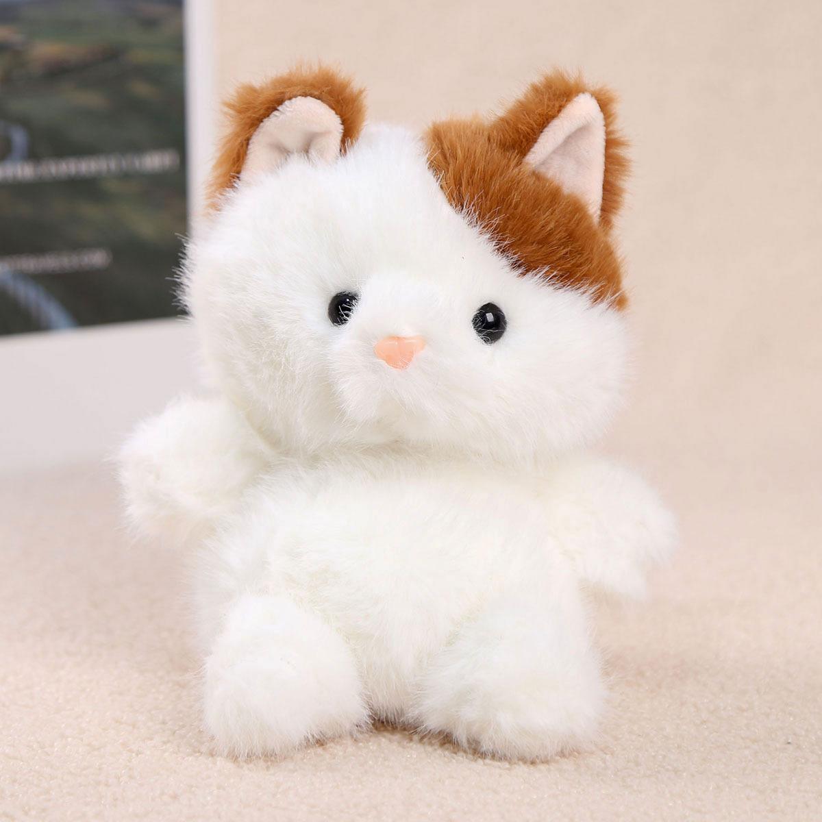 

Xiangxiang Animal Pocket Treasure Plush Toy Simulation Cat Doll Cat Plush Toy Little Yellow Duck Doll Ragdoll About 17cm