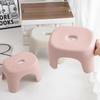 Multifunctional Stackable Plastic Stool for Living Room, Bathroom, or Kids' Room.