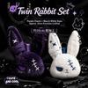 Goth Bandage Bunny Plush Keychain Stitched Scar Rabbit Bag Charm Soft Fluffy Pendant Gift For Teen Girls Backpack Decor