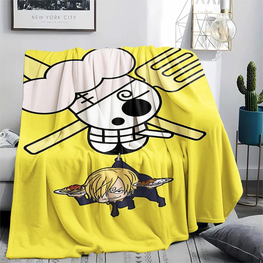 Coperta in Flanella con Stampa Personaggio One Piece, Alta qualità Confortevole per Tutte le Stagioni, Arredamento per la Casa, Calore e Comfort, Perfetta per Regali di Natale