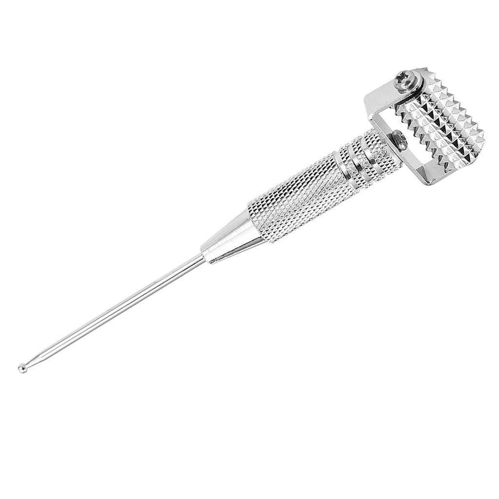 Acupuncture Points Detector Probe Facial Ear Acupoints Spring Needle Massage Roller (Gold)
