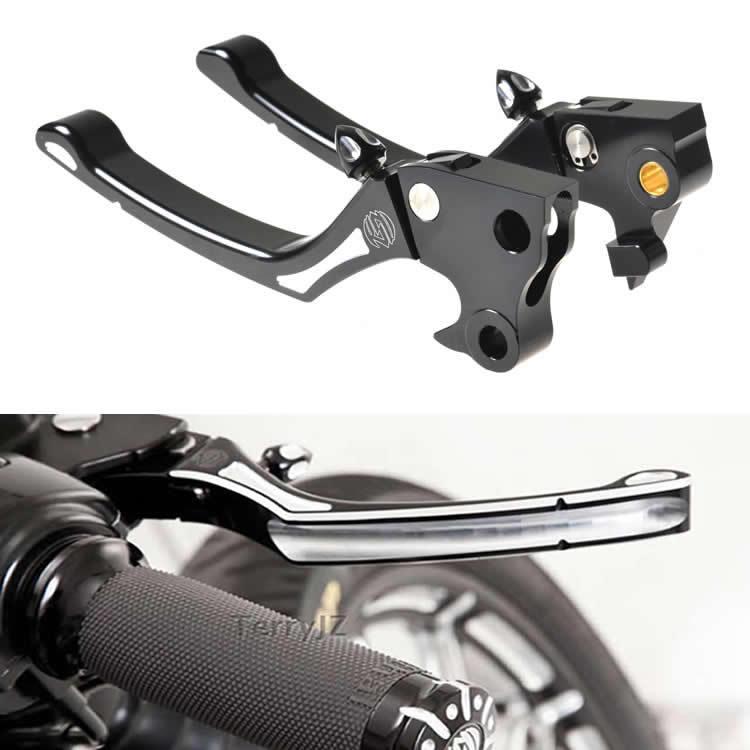

Compatible Brake & Clutch Levers for XL883, XL1200, 48, 72 (2004-2013) Models