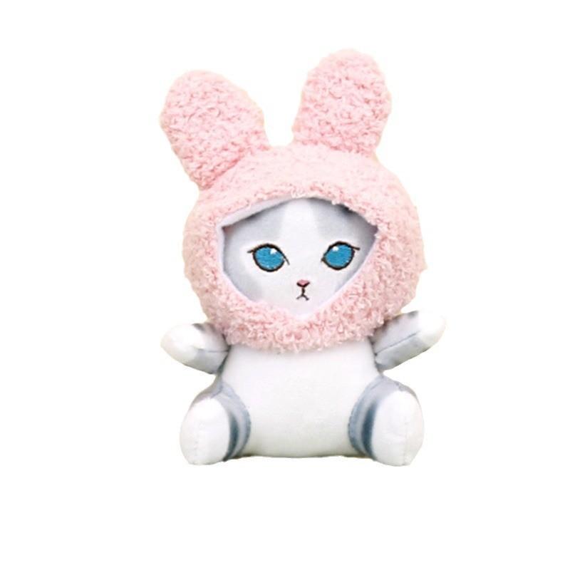 Adorable Cat Rabbit Plush Toy Keychain Cute Bag Accessory For Kids And Adults