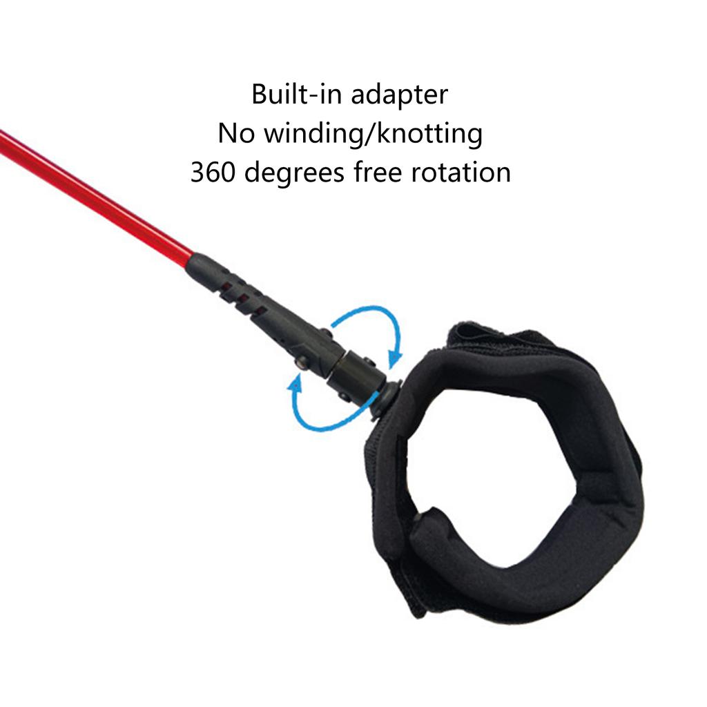 High Strengths Elastics Surfing Leashes Reliability Flexible Surfboard Foot Rope for Secure Surfing Experience